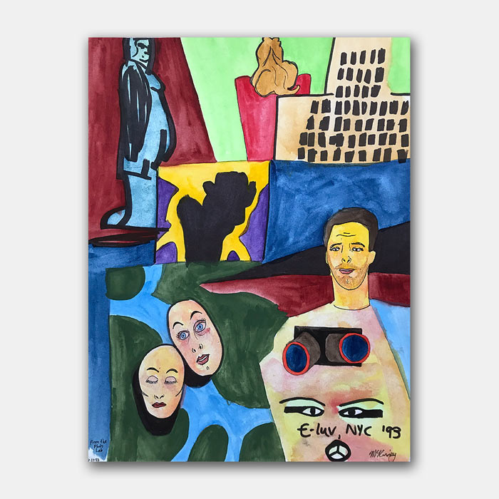 watercolor painting by artist Mark McKinney