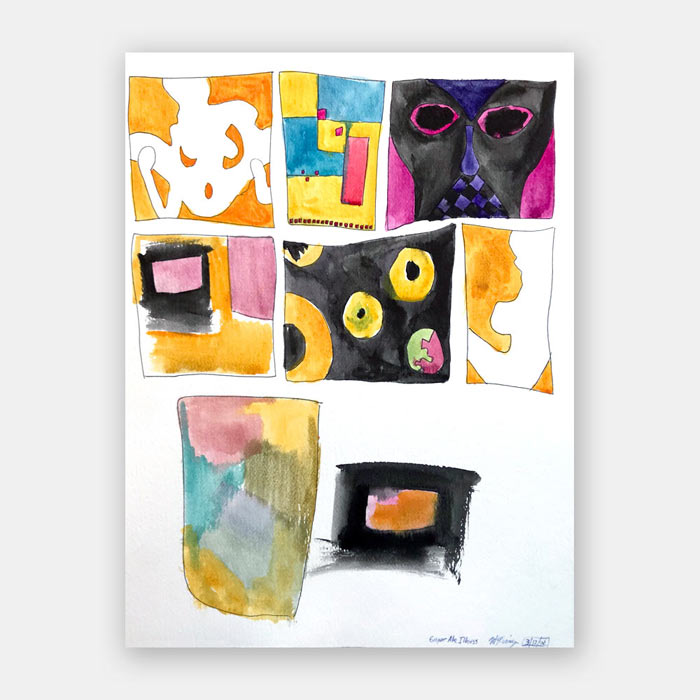 original watercolor painting by artist Mark McKinney