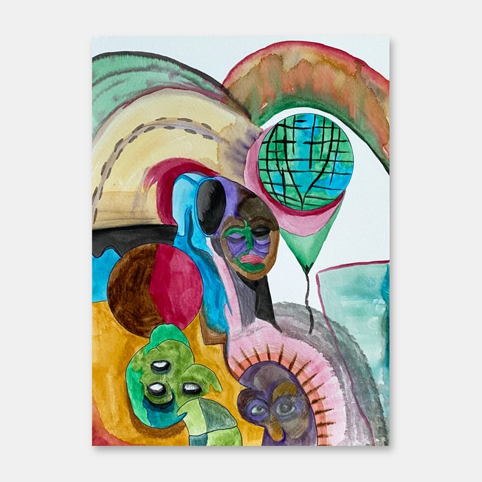 watercolor painting by artist Mark McKinney