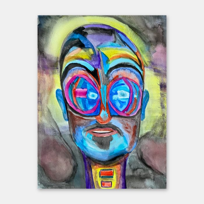 original watercolor painting by artist Mark McKinney