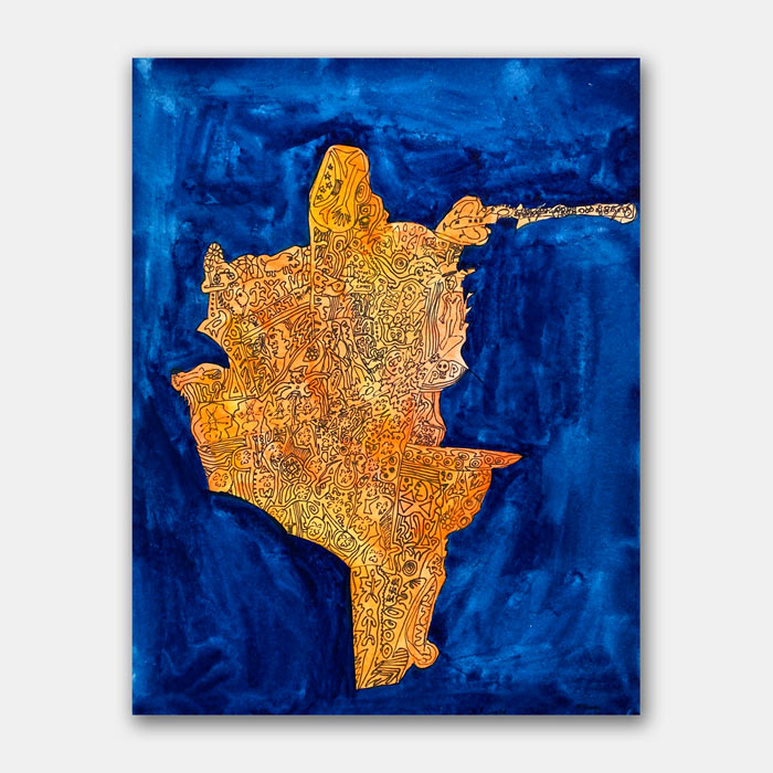 watercolor painting by artist Mark McKinney