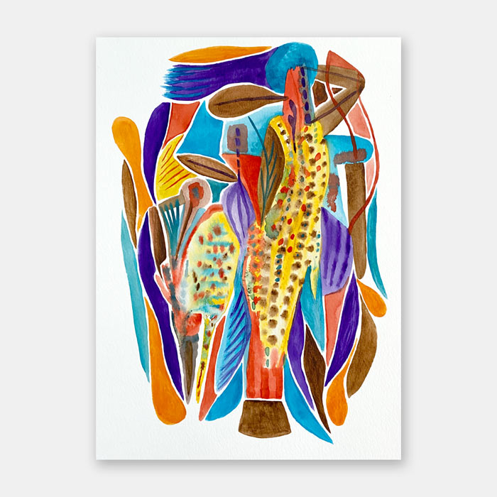 watercolor painting by artist Mark McKinney