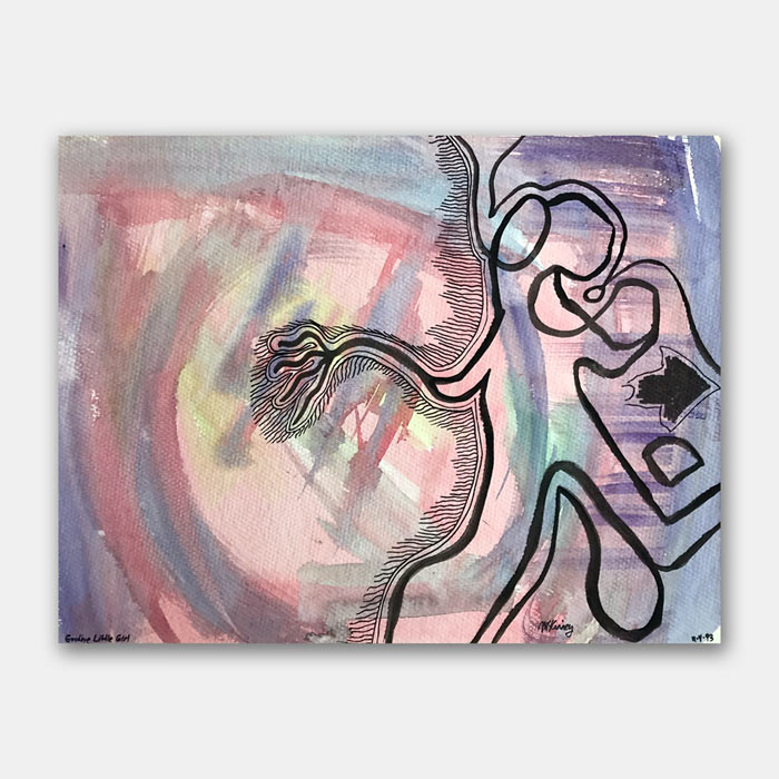 watercolor painting by artist Mark McKinney