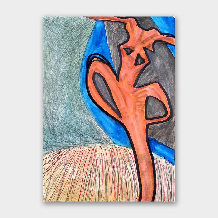 original watercolor painting by artist Mark McKinney