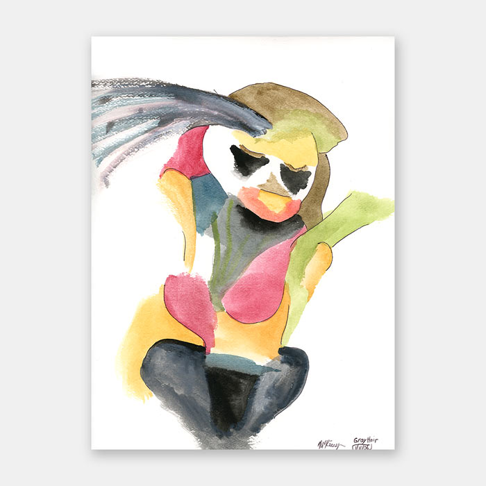 original watercolor painting by artist Mark McKinney