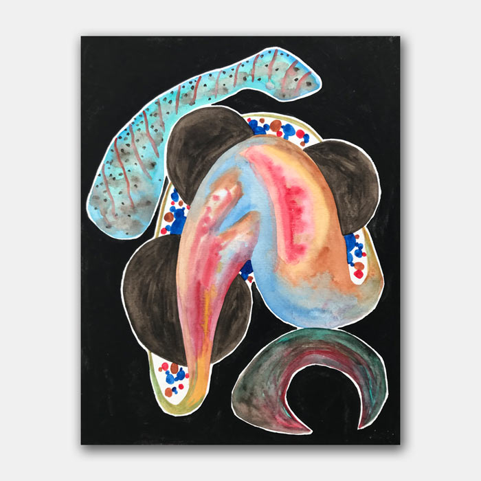 watercolor painting by artist Mark McKinney