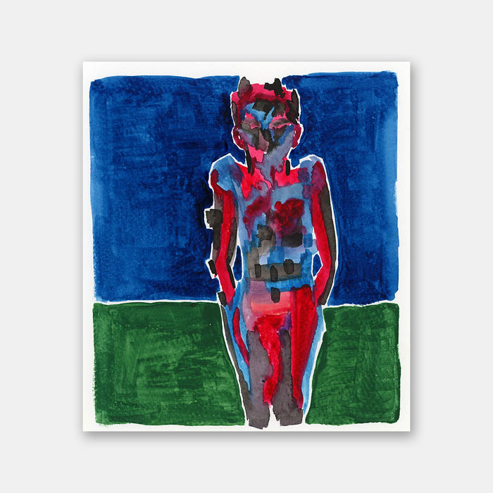 watercolor on paper painting by Mark McKinney