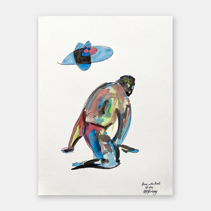 watercolor painting by Mark McKinney