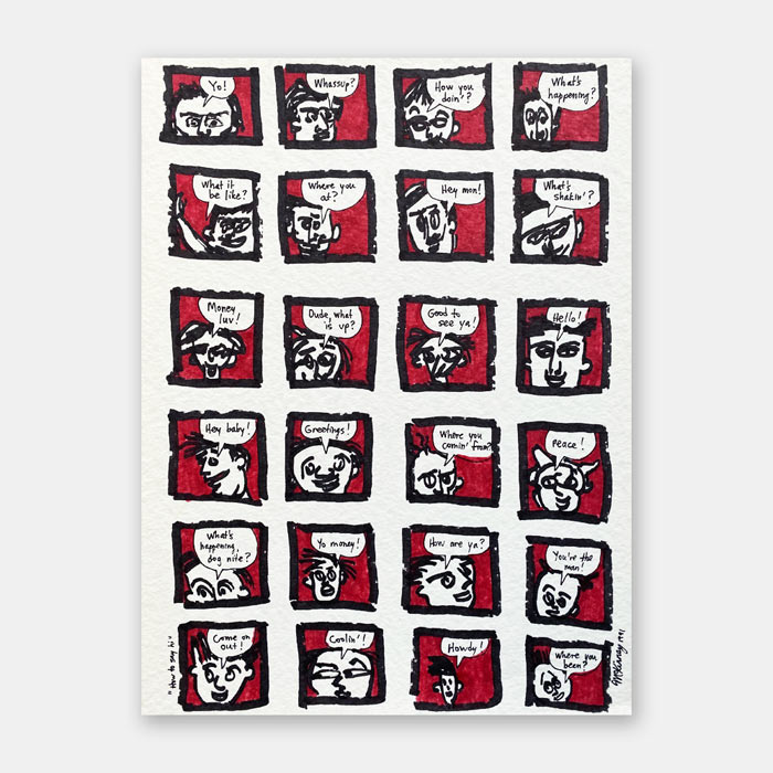 original watercolor painting by artist Mark McKinney