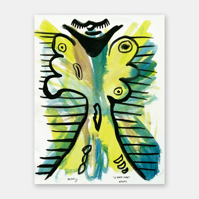 watercolor painting by Mark McKinney