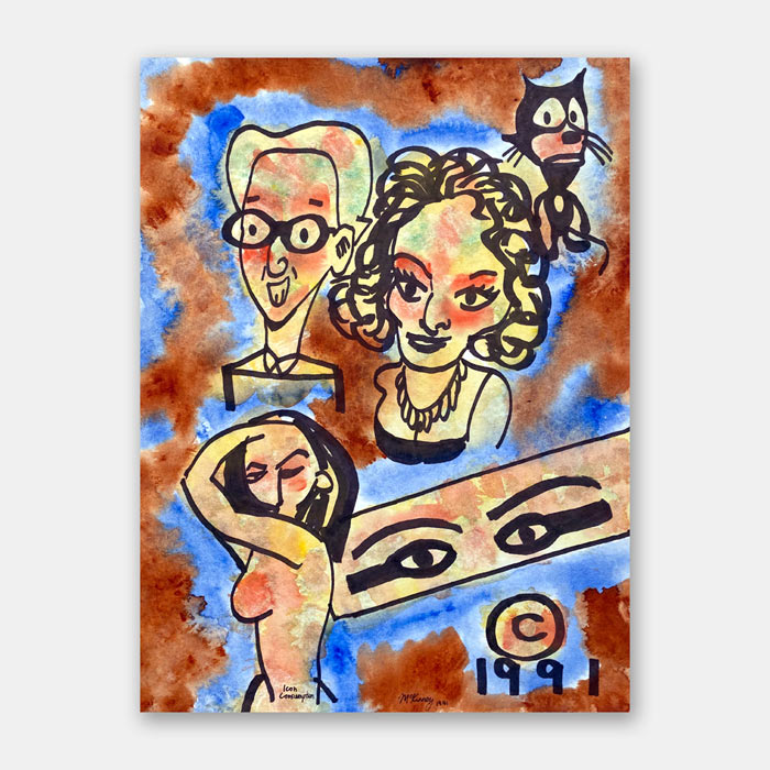 watercolor painting by Mark McKinney