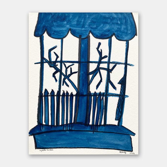 watercolor painting by Mark McKinney