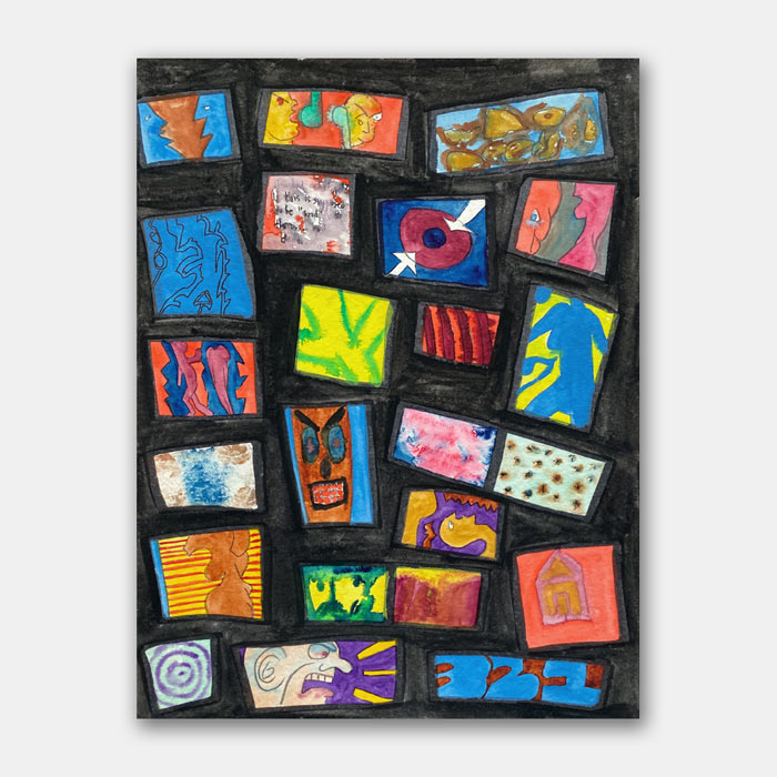 watercolor painting by Mark McKinney