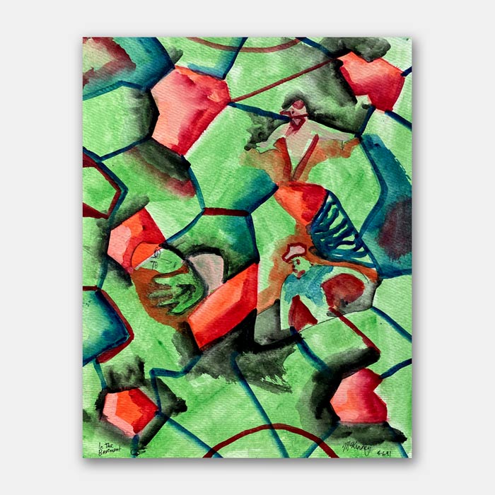 watercolor painting by Mark McKinney