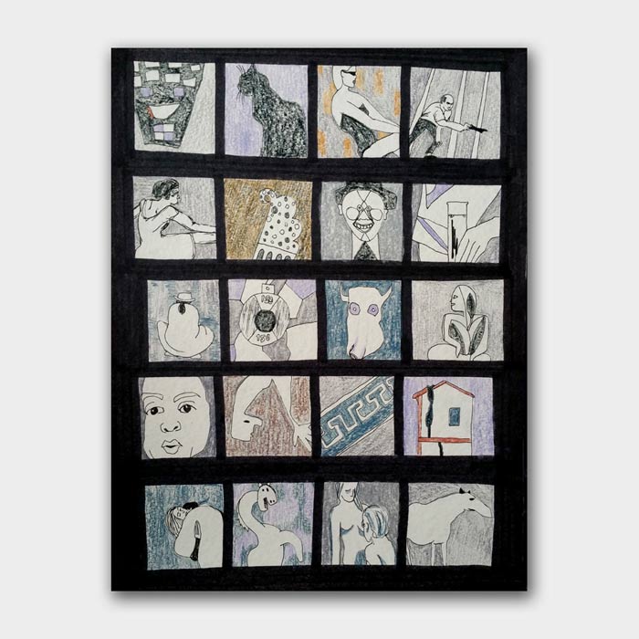 original watercolor painting by artist Mark McKinney