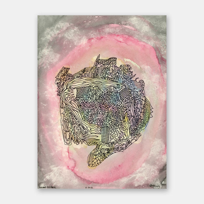 original watercolor painting by artist Mark McKinney