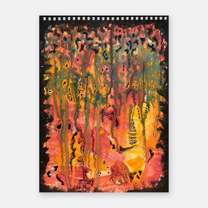 tempera painting by Mark McKinney