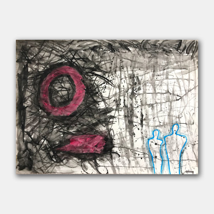 watercolor painting by artist Mark McKinney