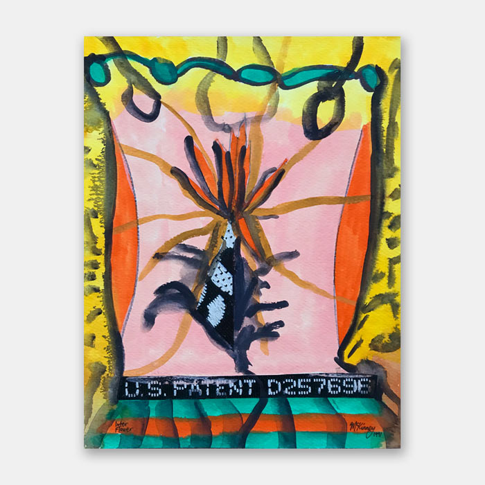 watercolor painting by artist Mark McKinney