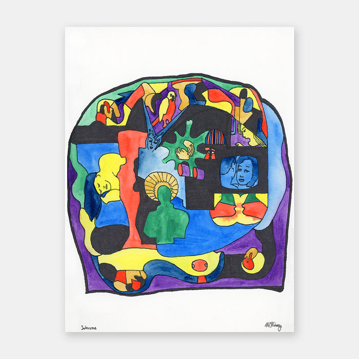 watercolor painting by artist Mark McKinney