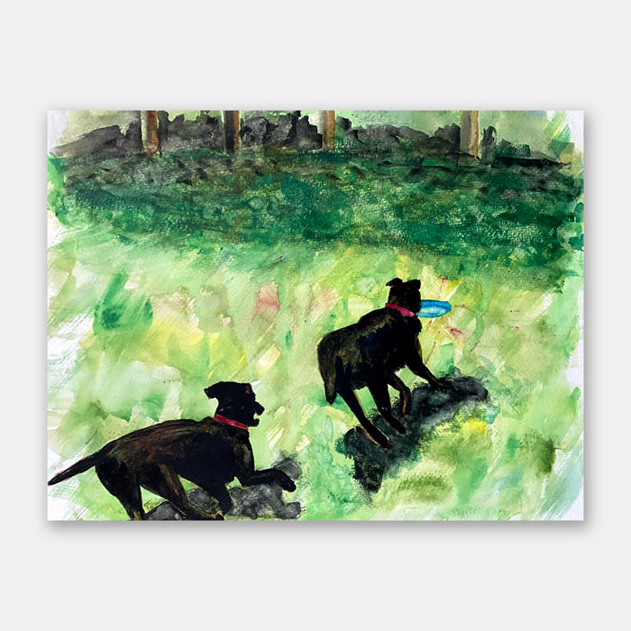 original watercolor painting by artist Mark McKinney