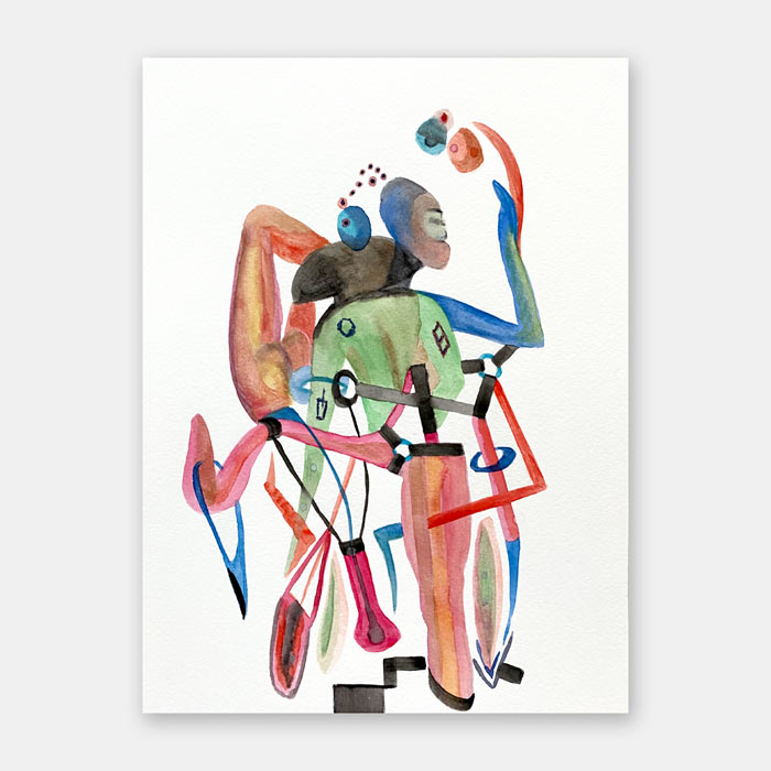 original watercolor painting by artist Mark McKinney