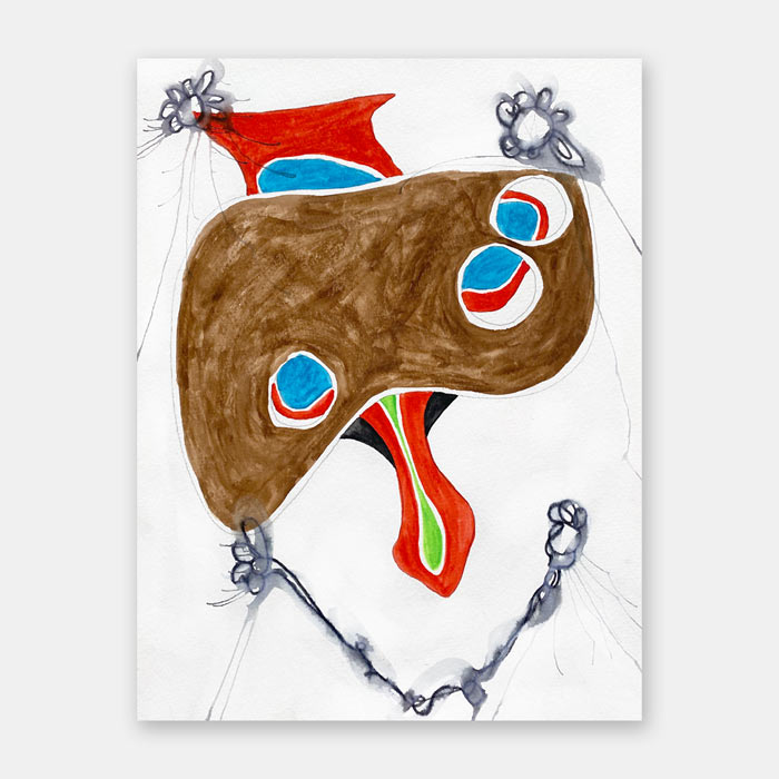 original watercolor painting by artist Mark McKinney