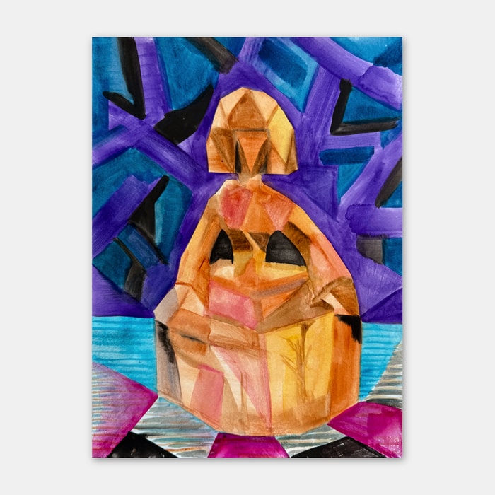 original watercolor painting by artist Mark McKinney