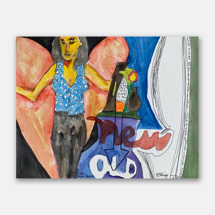 watercolor painting by Mark McKinney