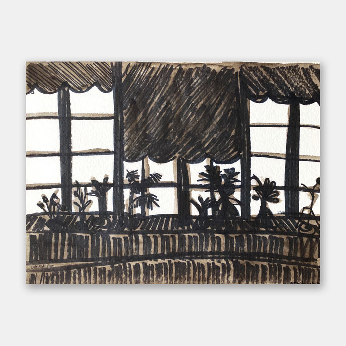 original watercolor painting by artist Mark McKinney