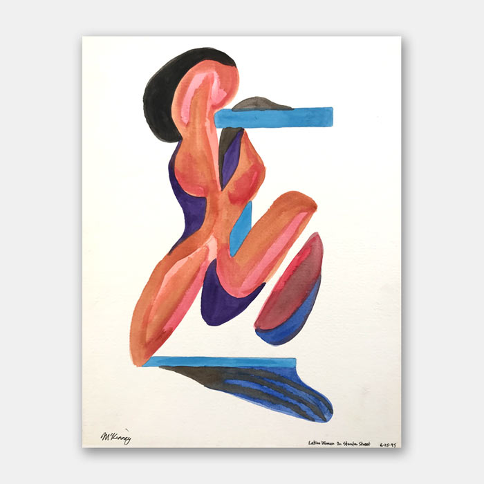 watercolor painting by artist Mark McKinney