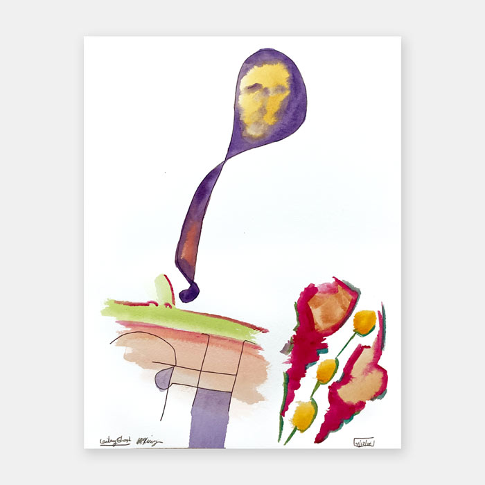 watercolor painting by Mark McKinney