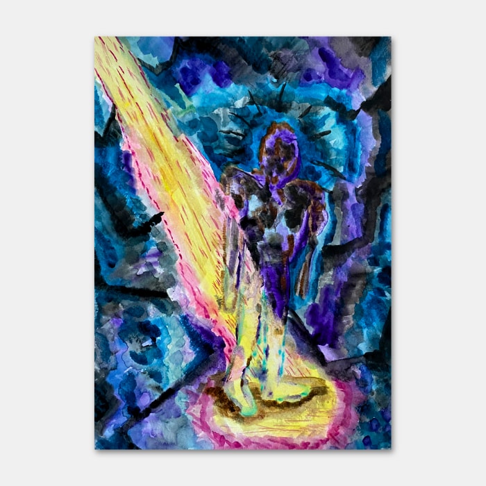 watercolor painting by artist Mark McKinney