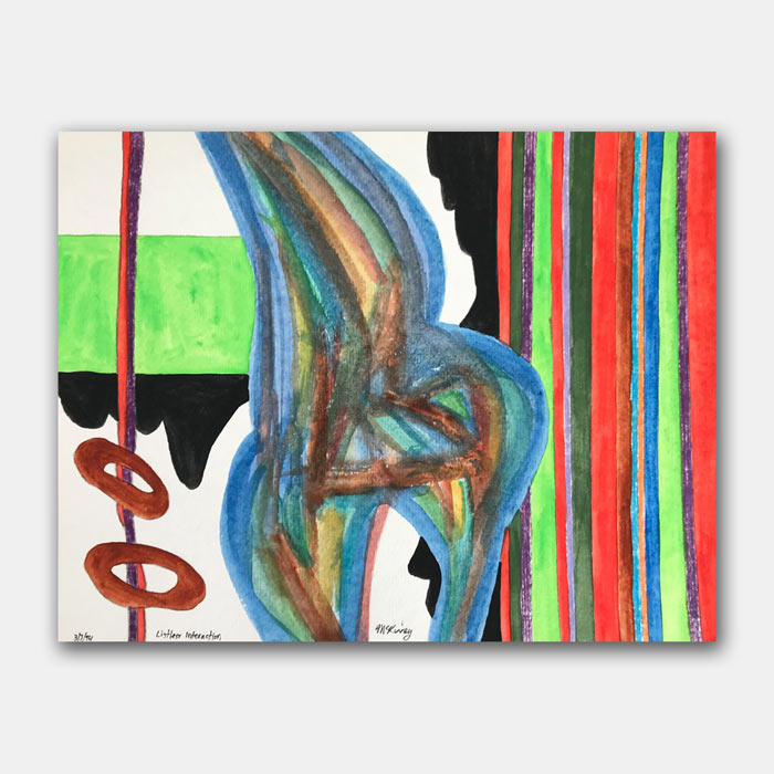 watercolor painting by artist Mark McKinney