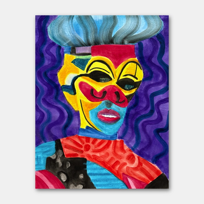 original watercolor painting by artist Mark McKinney