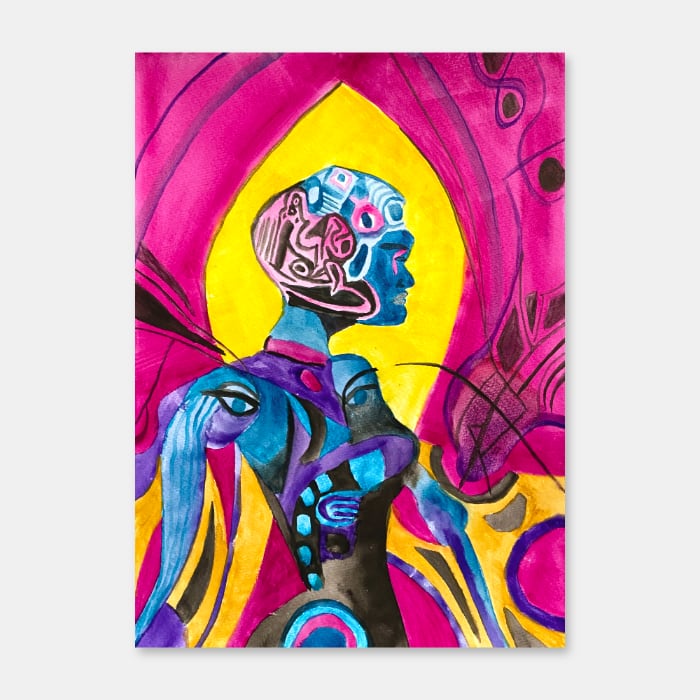 watercolor painting by artist Mark McKinney