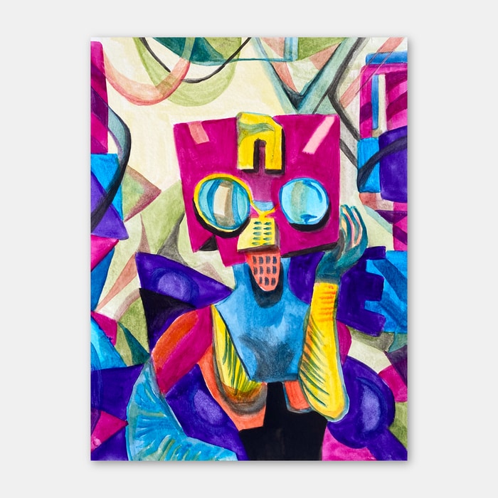 watercolor painting by artist Mark McKinney