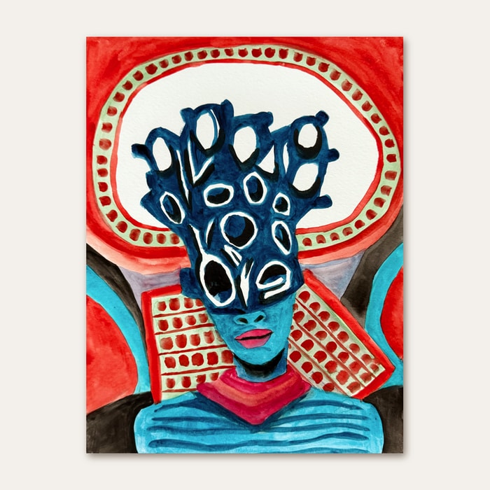 original watercolor painting by artist Mark McKinney