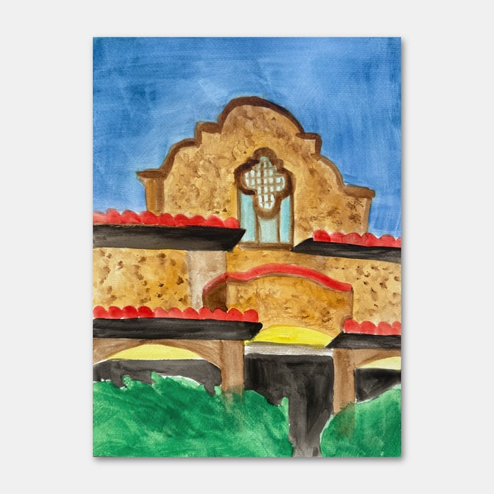 original watercolor painting by artist Mark McKinney