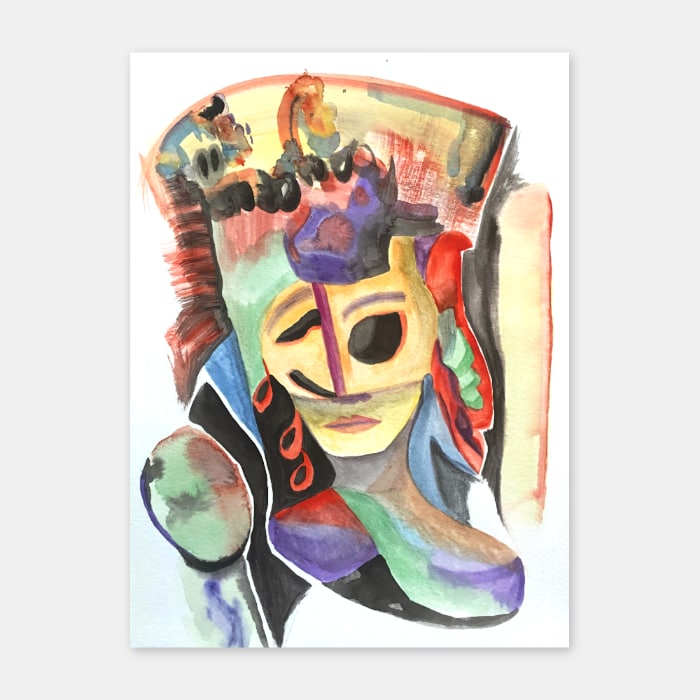 watercolor painting by artist Mark McKinney