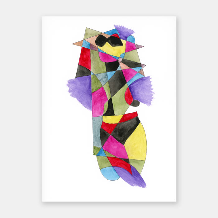 watercolor painting by Mark McKinney