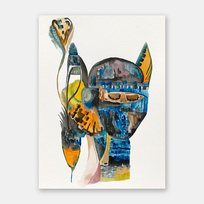 original watercolor painting by artist Mark McKinney