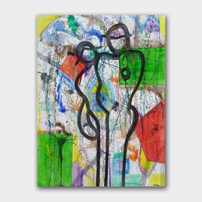 original watercolor painting by artist Mark McKinney