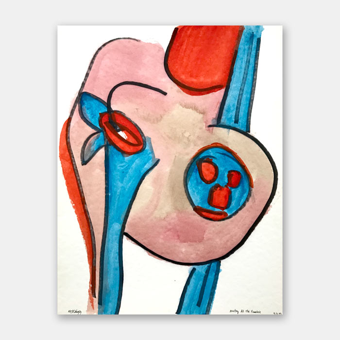 watercolor painting by artist Mark McKinney