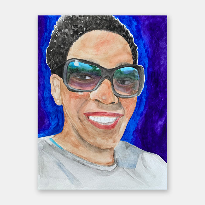 watercolor painting on paper by Mark McKinney