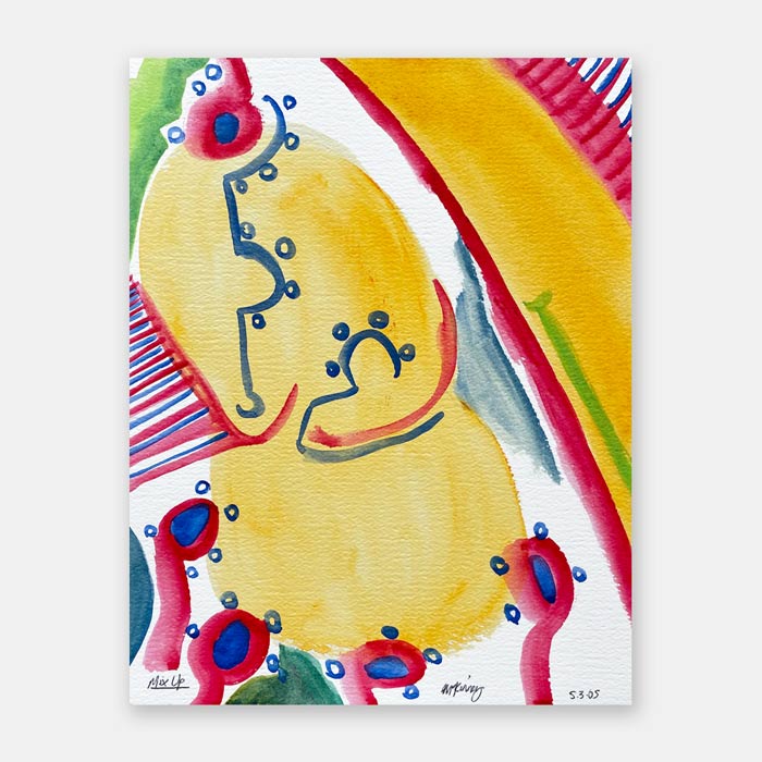 watercolor painting by Mark McKinney