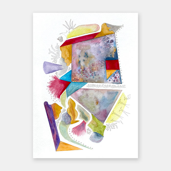 original watercolor painting by artist Mark McKinney