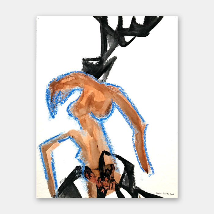 original watercolor painting by artist Mark McKinney