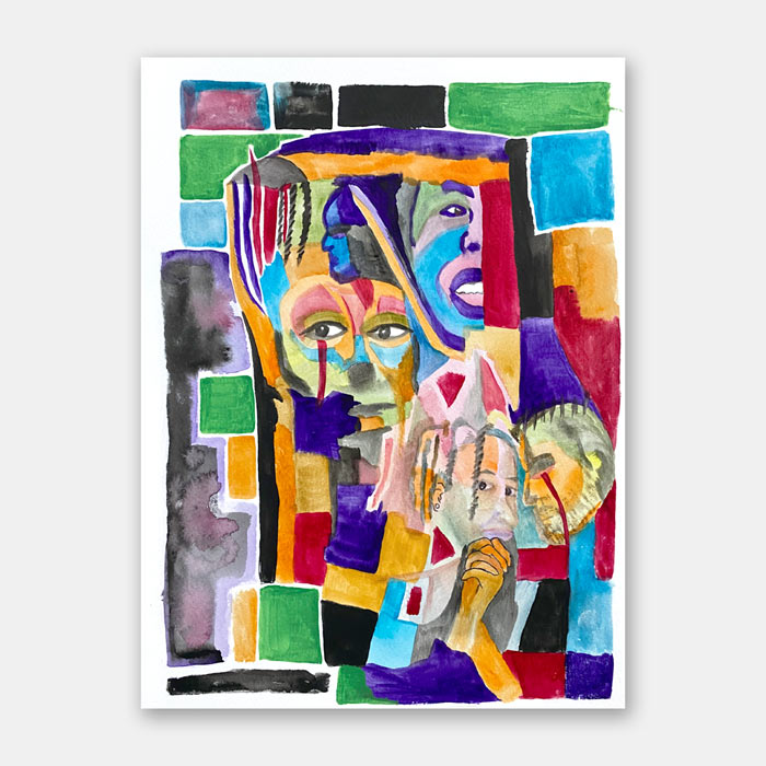 watercolor painting by artist Mark McKinney