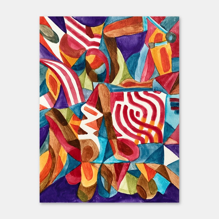 watercolor painting by artist Mark McKinney